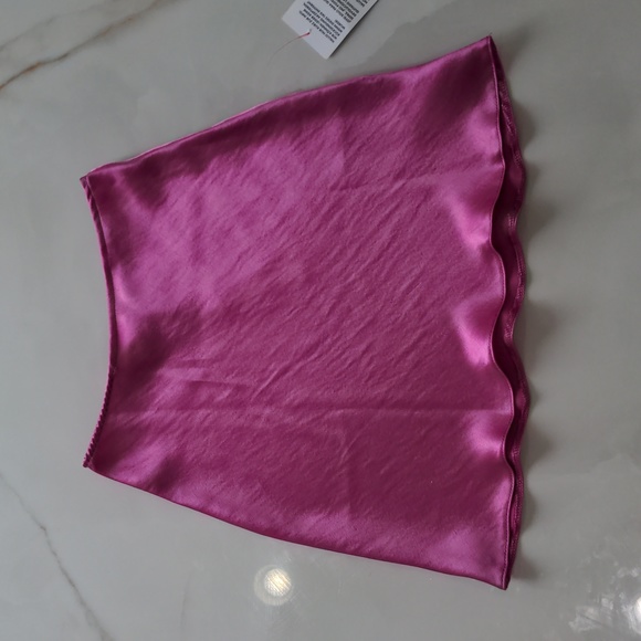 ASOS Petite Dresses & Skirts - Asos Petite Pink Satin Mini Skirt O Sold Out Barbiecore Y2K